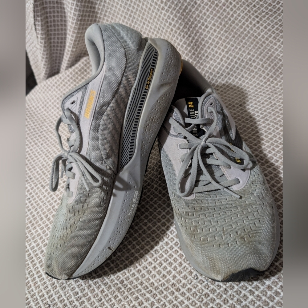 Brooks Gray Men's Athletic Shoes